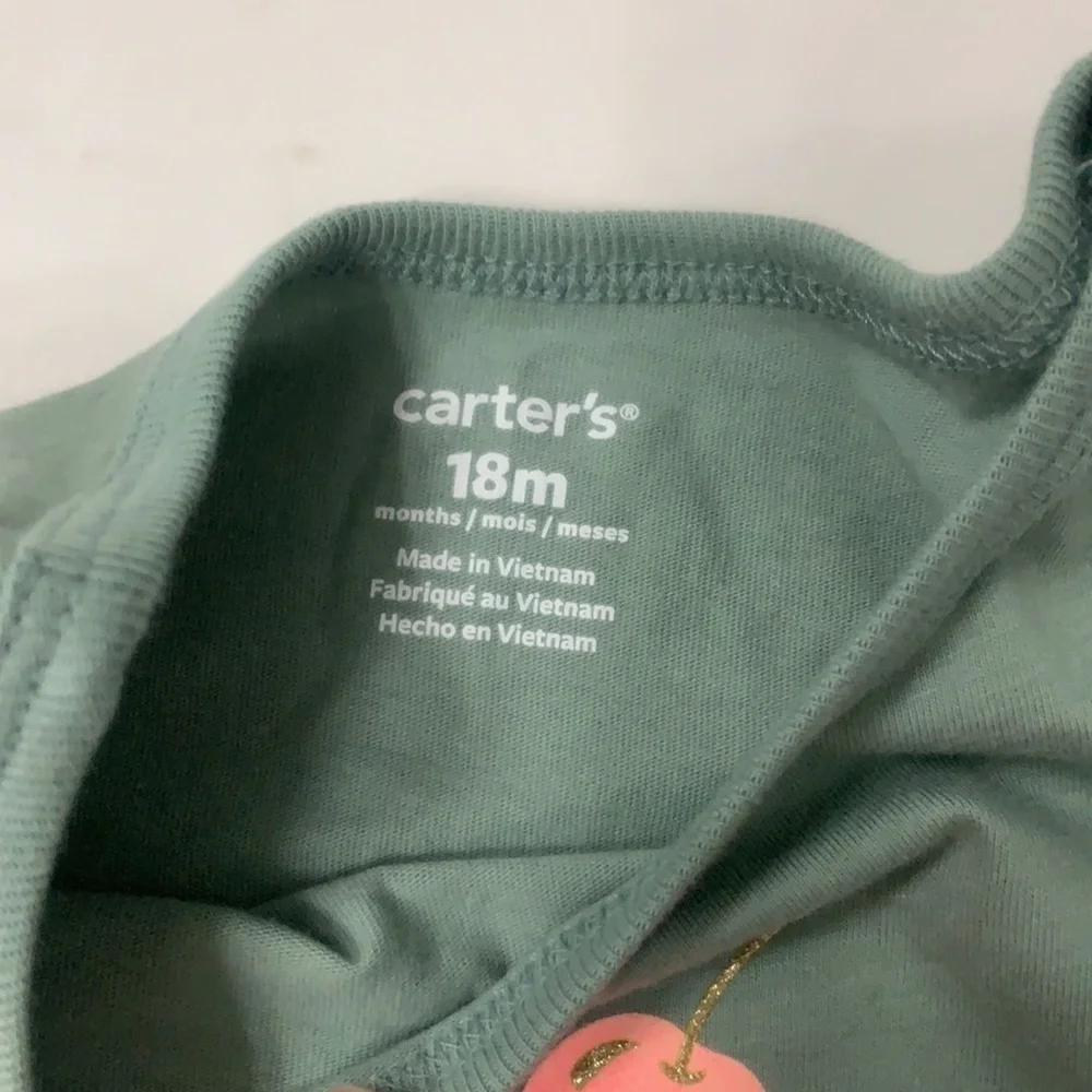 CARTER’S GREEN T- SHIRT 18 MONTHS